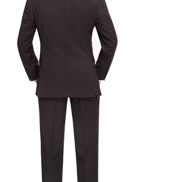 P&L Men's Suits 2-Piece Classic Fit 2 Button Offic - Picture 3 of 5